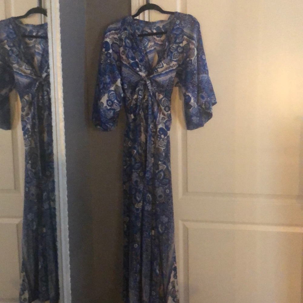 Tularosa floral kimono dress
